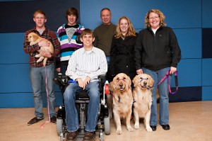 Senior trains dogs for the disabled