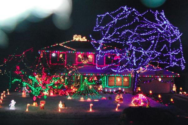 Bright lights create Christmas cheer