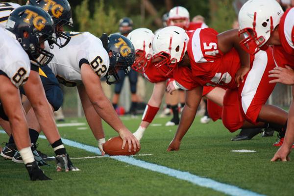 Football team has difficult home opener against Totino-Grace