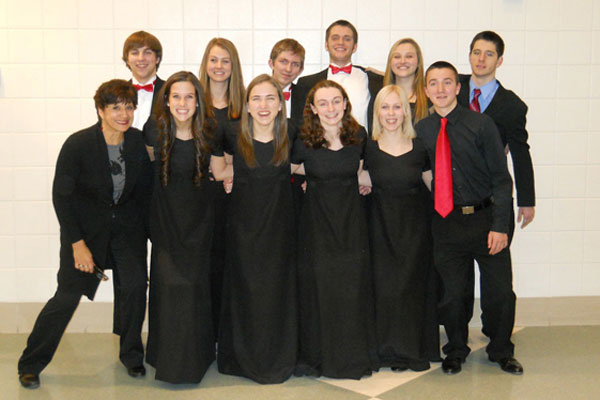 Select choir members participate in All-Conference concert