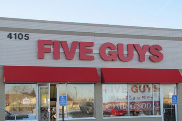 Five Guys earns five stars