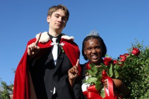 Seniors Daniel Letscher and Precious Walker were crowned Homecoming king and queen at this years coronation, which took place during homeroom. 