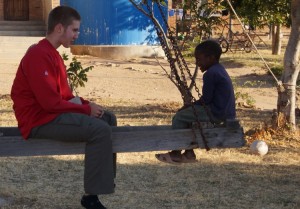 Sophomore Jon Cadle spent part of his summer volunteering in Tanzania: distributing supplies to villages and schools, and immersing himself in the local culture.