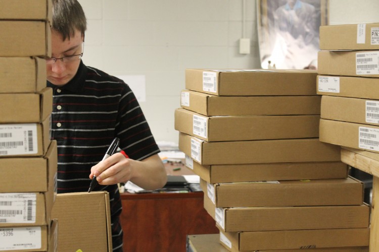 The help desk has been taking away students' laptops for short periods of time in order to fix them before the warranties expire in December.