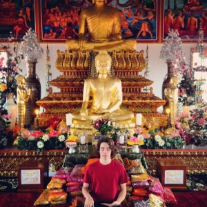 Senior Andrew Phaff, who attended a Buddhist service for his project, documented his experience at the temple on Instagram. 