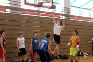 Senior Jake Sherman goes for a lay-up. (Carson Mark)