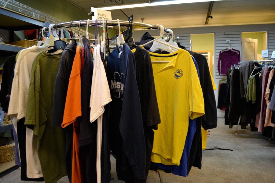 YouthLink accepts donated clothing for youth who need new clothes. The clothing shelf and the food shelf at YouthLink will soon be renovated to create a shopping-like experience.