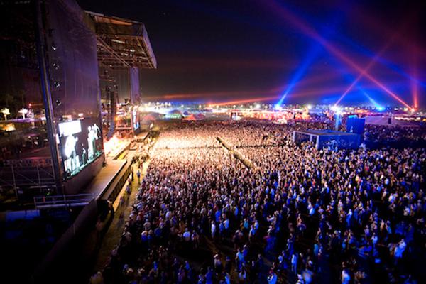 Coachella is a large, annual musical festival that takes place in California.