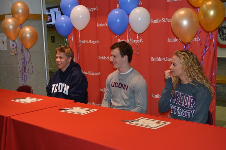 Four seniors sign letters of intent
