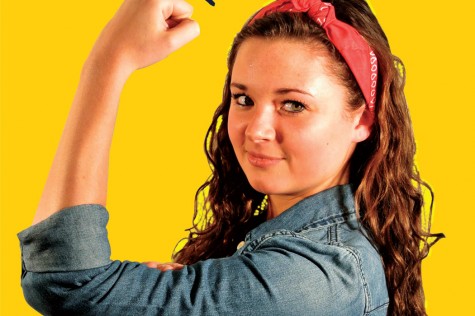 The iconic Rosie the Riveter image has been a symbol of feminism since World War 2. 