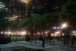 Bryant Park is a peaceful escape from the hustle of the city.