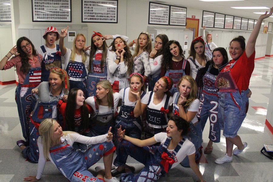 For many girls, making Homecoming overalls is a long and important tradition. 