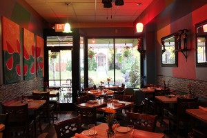 Ruiz's restaurants have warm and unfussy decor.