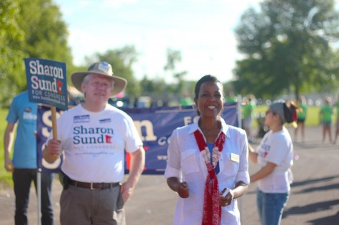 Sharon Sund actively campaigns in the third district.