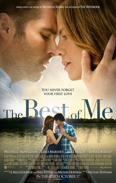 Best of me is the most recent movie installment of Sparks' famous romance novels. 