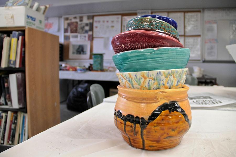 The BSM art classes have been participating in creating work for the Empty Bowls and Art 4 Shelter fundraising events. 