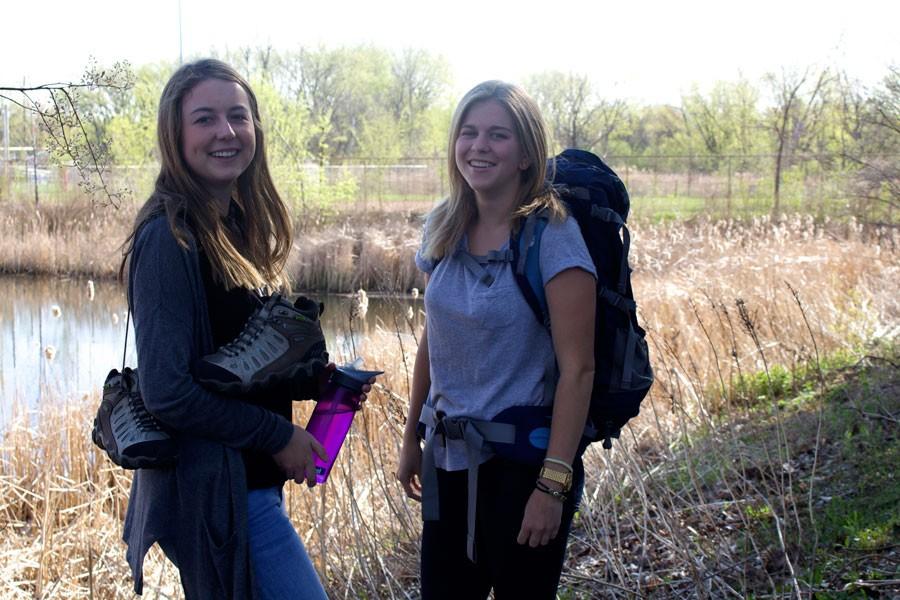 Sophomores Claudia Elsenbast and Frankie Vochko plan to spend their summers enjoying the outdoors and getting in touch with nature. 