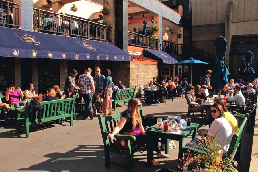 Brits Pub is another another great option for patio dining.