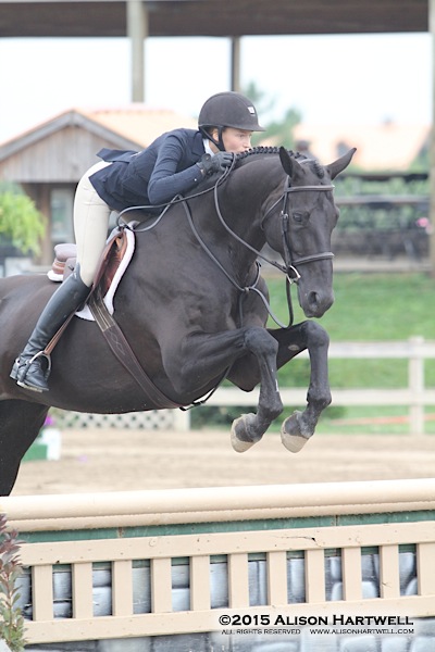 Junker hopes to continue her champion horse jumping career in the future.