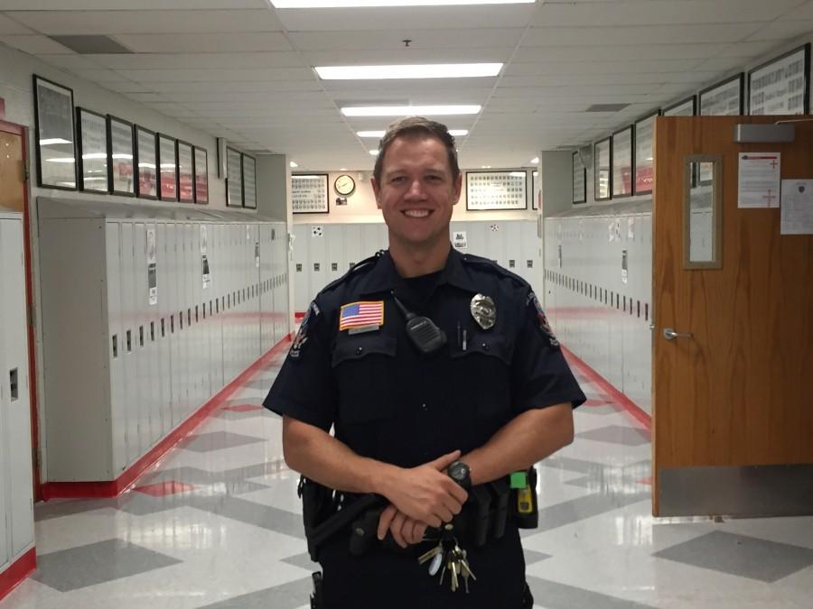 Officer Aaron Balvin is excited to be a part of the BSM community.