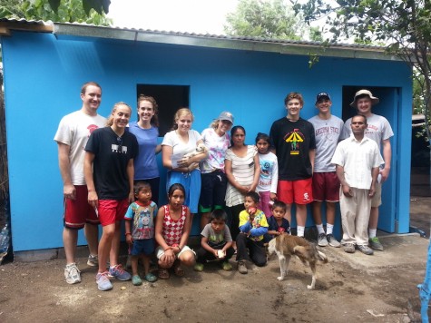 A group from the Gods Child Project mission trip demonstrate the work that they did in Guatemala. 