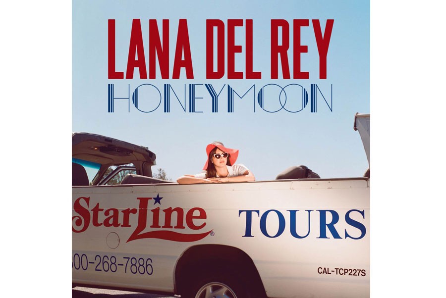Honeymoon+contains+a+retro+drum-heavy+sound+complimentary+of+Del+Reys+dreamlike+vocals.