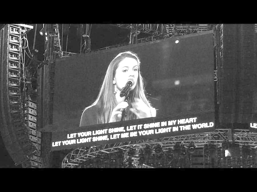 Junior Carrie Bather sang in front of 25,000 people at NCYC. 