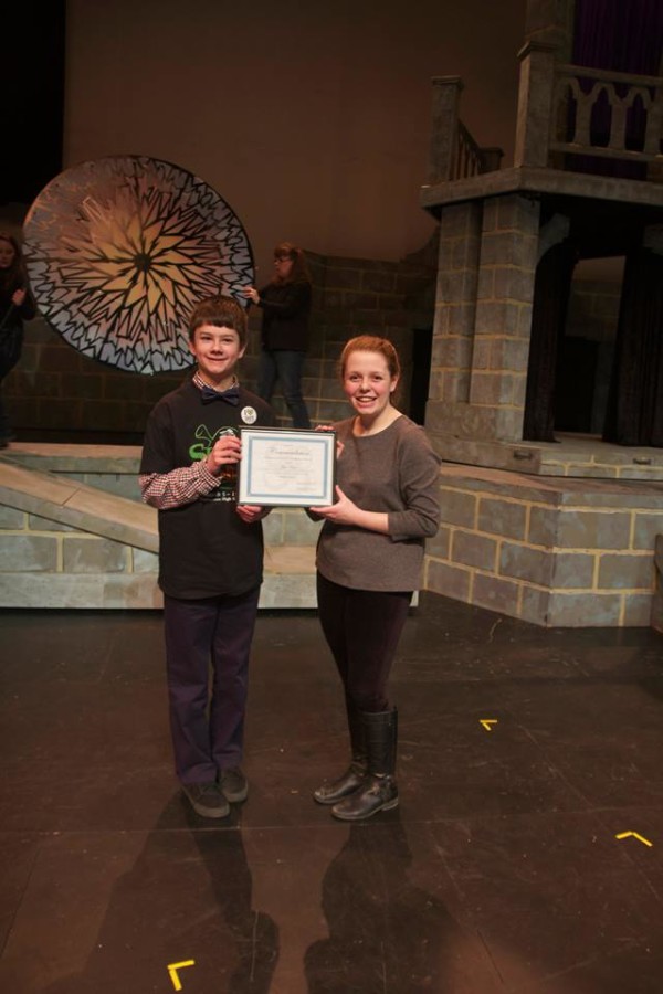 Ross had many tasks while serving on Chaska Valley Family Theatre's Board of Directors, like directing a show. 