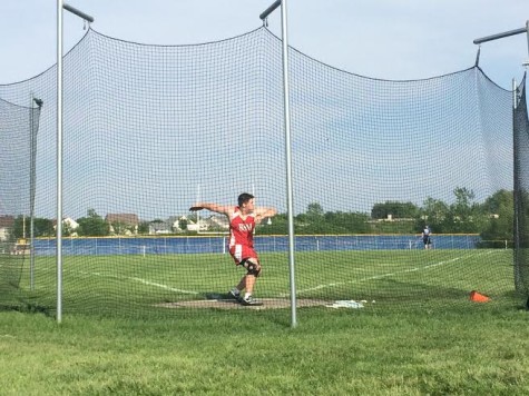 As Captain of the Track and Field Team, Wilson helps lead fellow team members to victory. 