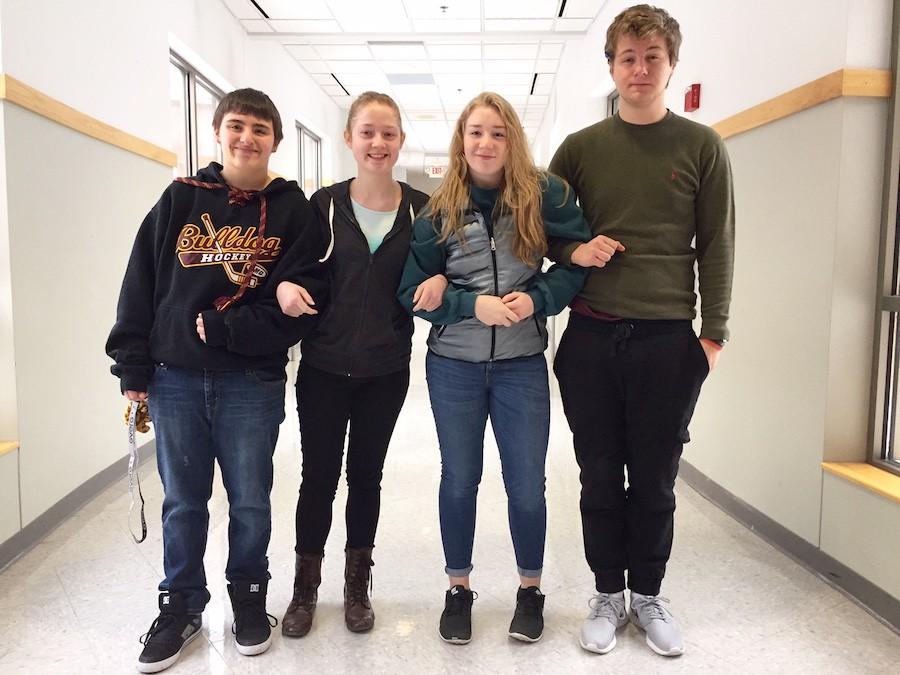 Seniors Kayla McMenamy and Jack Meshbesher, junior Alex Aldes and Daniel McMenamy, and sophomore Landry Elman will all be going to Qatar with Destination Imagination 