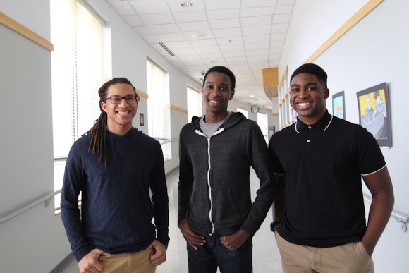 Obasi Lewis, Evan Weatherly, and Brandon Banks were all honored at the Rites of Passage ceremony on March 5.