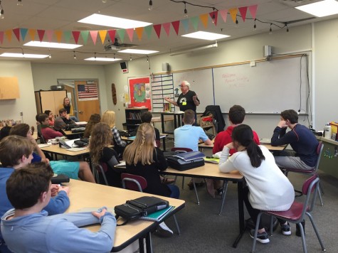 Mr. Richard Foley discussed his experiences in the Vietnam War with Discipleship classes. 