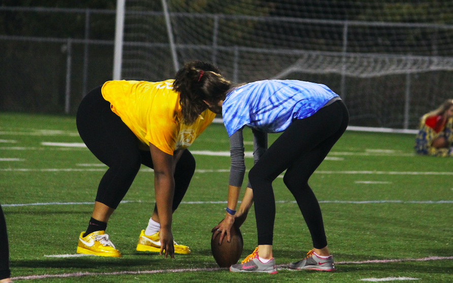 Last years powderpuff games featured fierce face-offs as pictured.