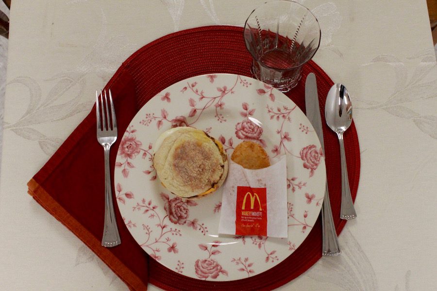 Some families are forced to sacrifice family meals to their busy schedules, meaning that fast food is more likely on the plate than home cooking.