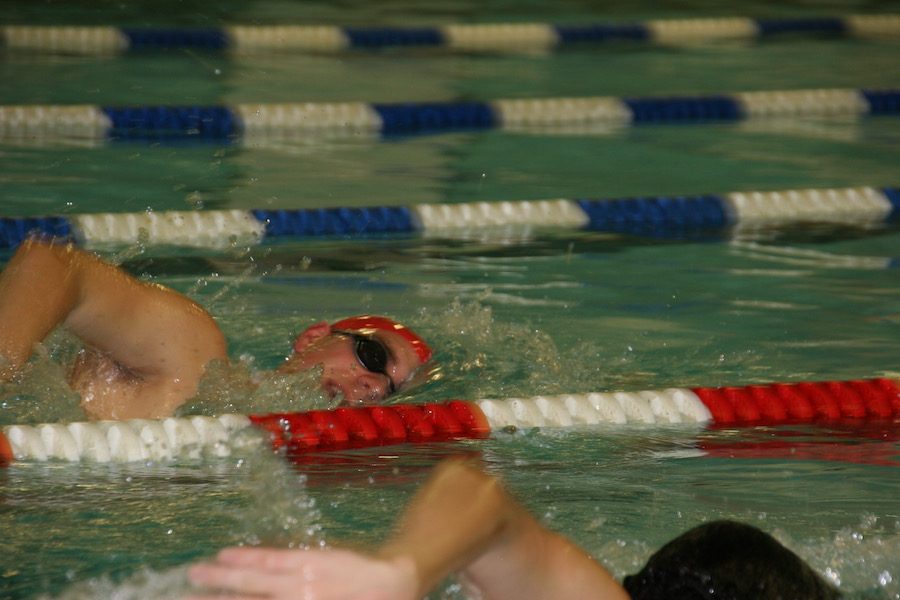 Senior captain Tyler Metz is emerging as the most talented swimmer in BSM boys swim history, as he is looking to win the 100 yard freestyle at State this season.