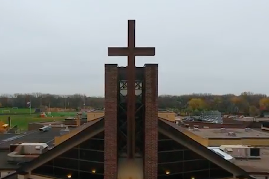 Senior Joey Simpson and junior John Landry created a video that won a contest for showing how BSM lives out the Lasallian tradition. The video contains various clips of life at BSM with narration.