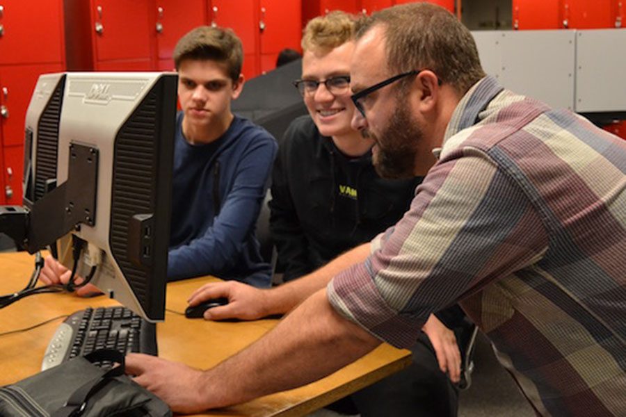 The Engineering 3 students are working to make the best case for the departments new boards.