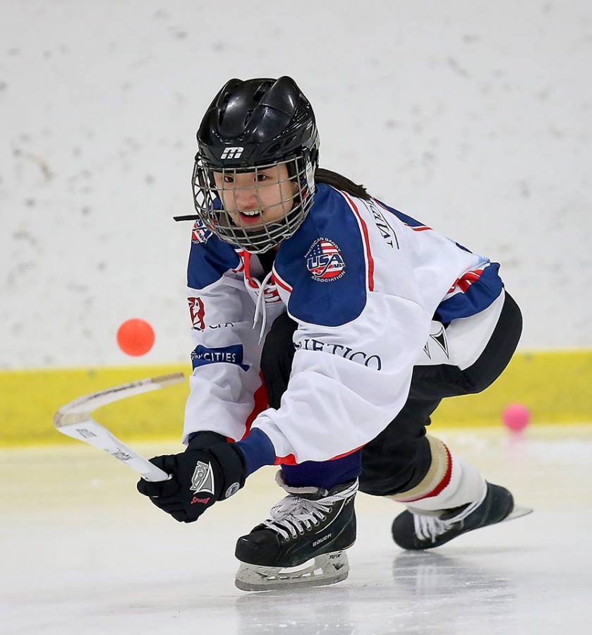 Senior Erin Patton has been playing bandy, a widely unknown sport, for years.