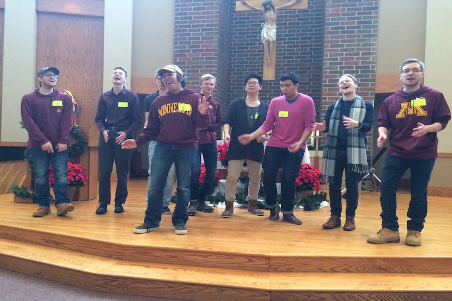 The Basses Wild came to the BSM chapel as a part of their high school tour and performed for the BSM choir students. They also answered questions students had about their group or college a cappella between their songs.