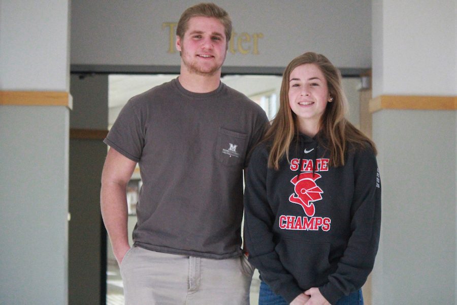 Juniors Braeden Fitzgerald and Claire Grazini were nominated from the MSHSL ExCEL Award that recognizes strong leadership and academic performances.