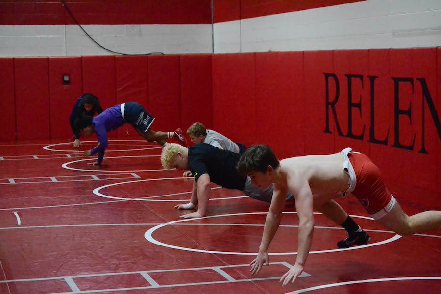 The BSM wrestling team works hard every day right after school, and this hard work paid off for the team at the Section 5AA Individual Meet, where senior Zach Bigelbach qualified for the State AA Individual Tournament.