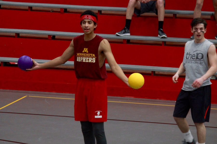 A new addition to March Madness Week was the dodgeball tournament, in which students formed teams and competed against each other. The proceeds from the registration fee went to Pennies for Patients, an organization that funds research on blood cancer.