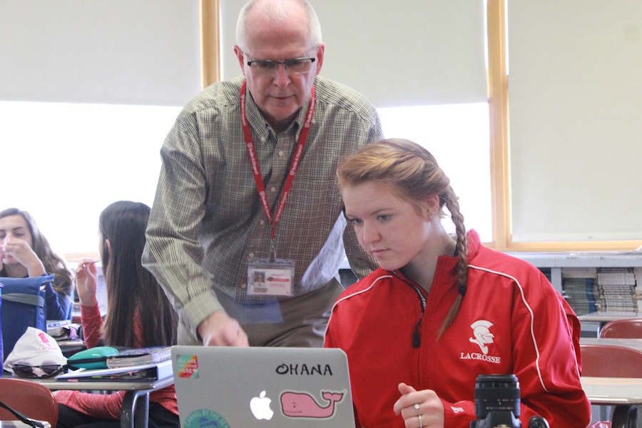 Senior high English teacher Mr. Tom Backen has spent 33 years at BSM, teaching a variety of English classes. Backen started classes such as Film Studies and Debate as well.