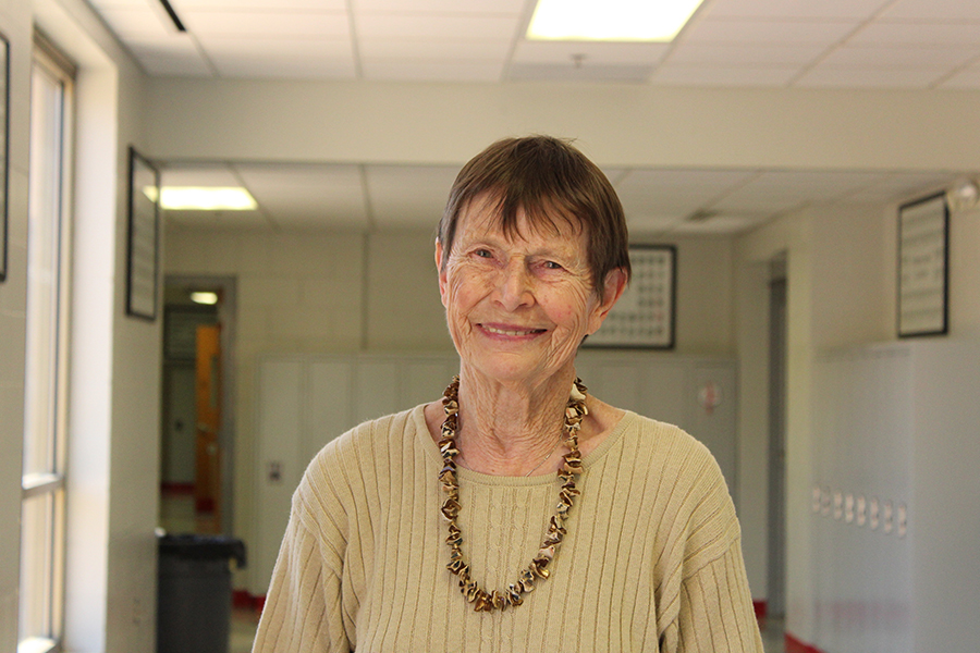 Elaine Barber is not only a substitute teacher and faith filled woman, but a friendly face to see around BSM.