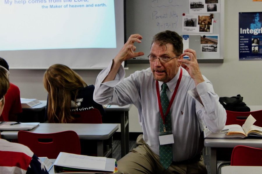 Klein teaches three World History classes.