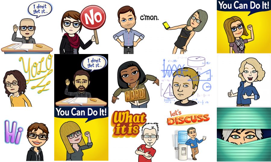 Can you guess who sent us these Bitmojis?
