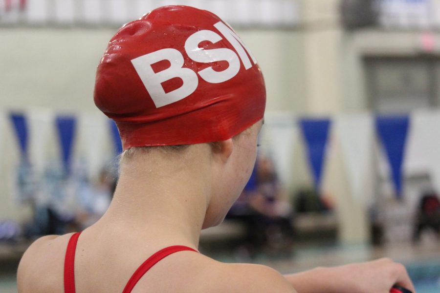 BSM girls swim has been training hard and hopes that some swimmers will advance to the State meet.