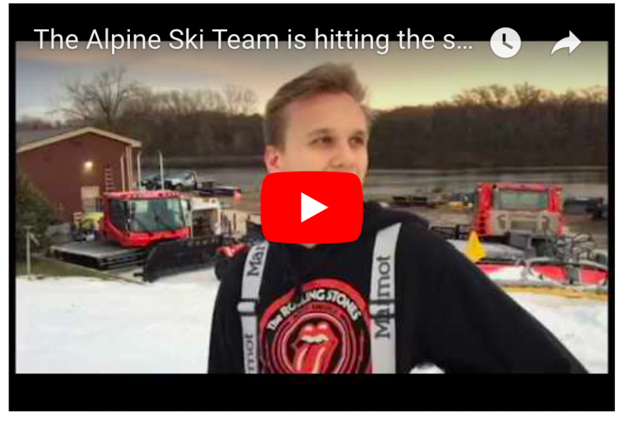 BSM alpine ski started practicing before first snow fall