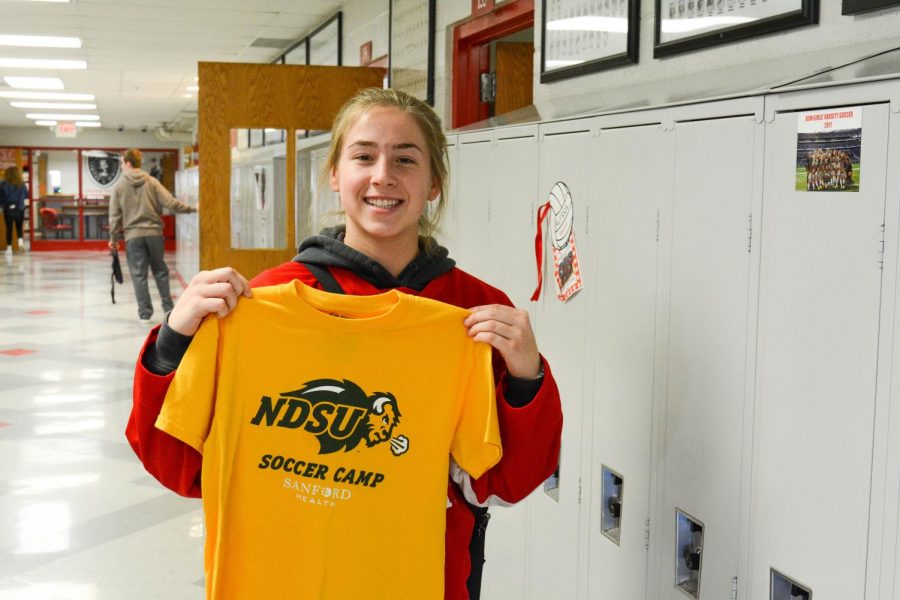 Claire Grazzini will continue playing soccer at North Dakota State University. 