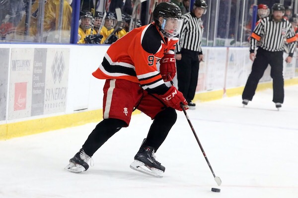 Khalil broke his wrist during a Junior Gold A tournament after forcefully colliding with another player. After months of pain, rest, and rehab, Khalil is more determined than ever to return to the ice to finish out his two-year hockey career with the SLP Flyers.